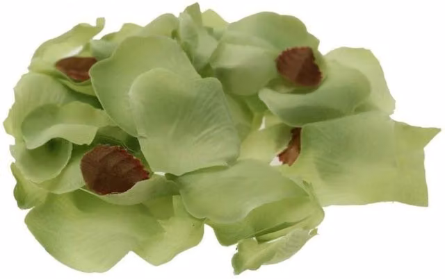 KDMD Pink and Green Silk Artificial Rose Petal Confetti, 3 Pack – 1