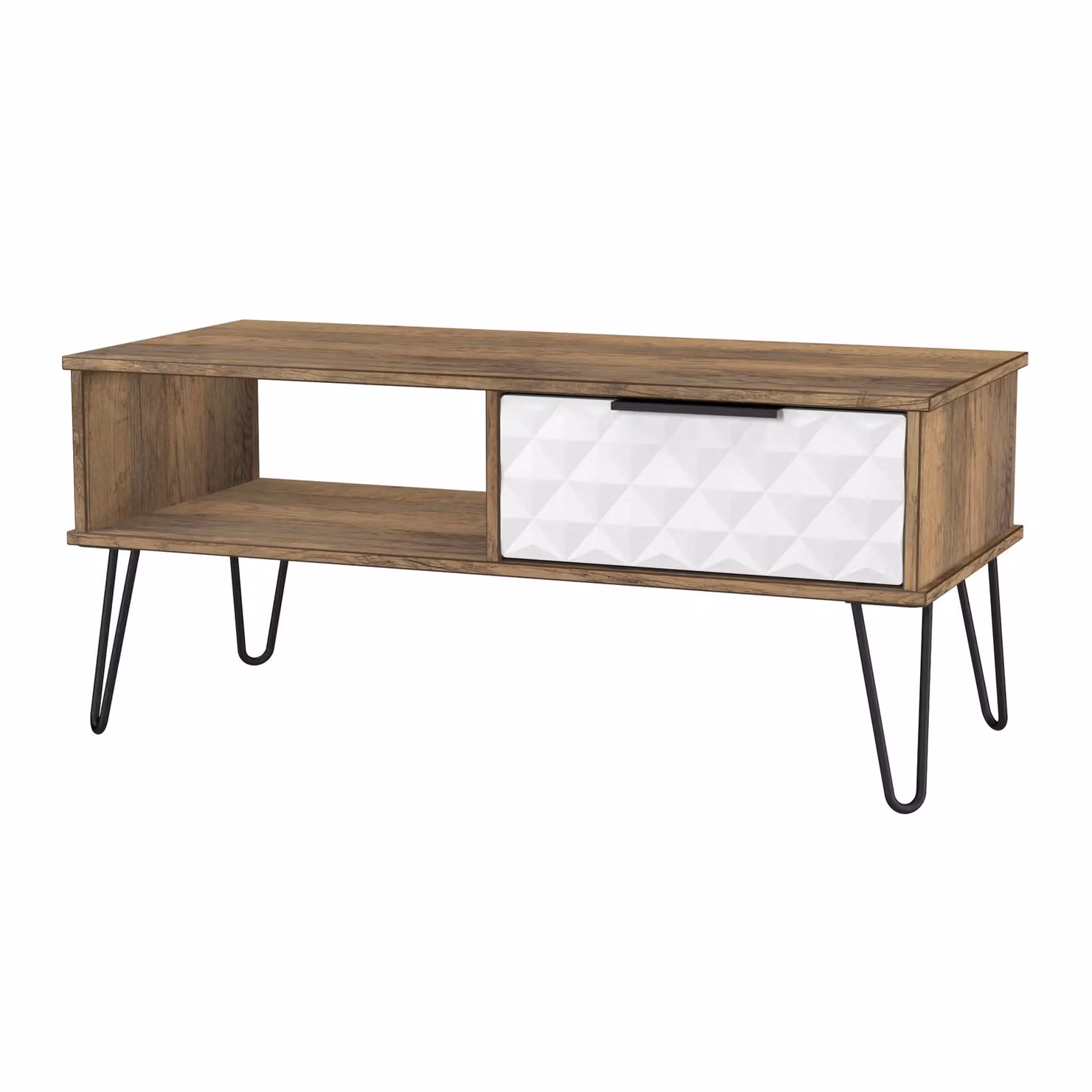2 U Islay 1 Drawer Coffee Table in White – 1