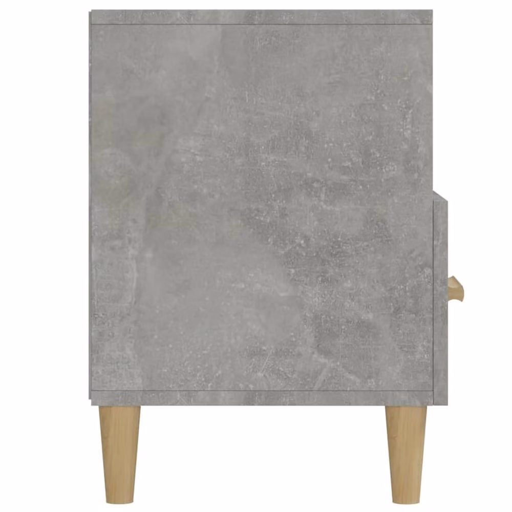 Berkfield Home Modern TV Cabinet in Concrete Grey, W/D/H: 102 x 36 x 50 cm – 3