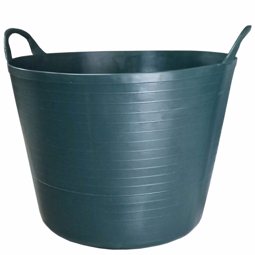 Hinsinc 5 Pack Green Flexible Flexi Tubs, 42L Capacity – 3