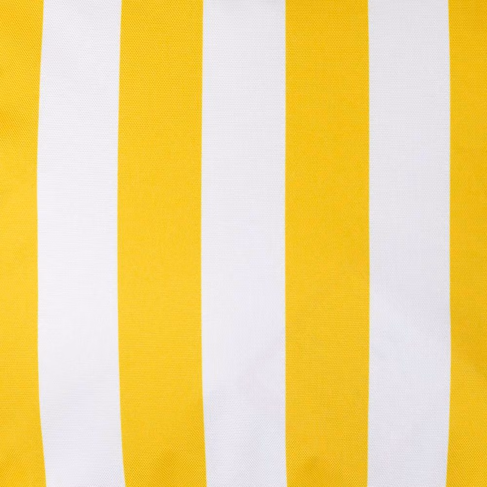 Bean Bag Bazaar Stripe Collection Outdoor Cushions, Set of 2, Blue and Yellow, W/D/H: 43 x 43 x 43 cm – 2