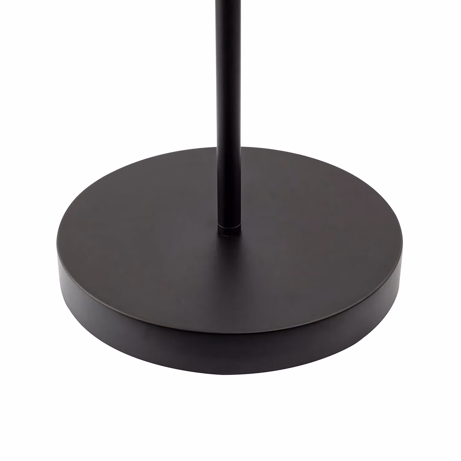 Happy Homewares Black Metal LED Double Spot Floor Lamp with Adjustable Heads and Foot Switch – 2