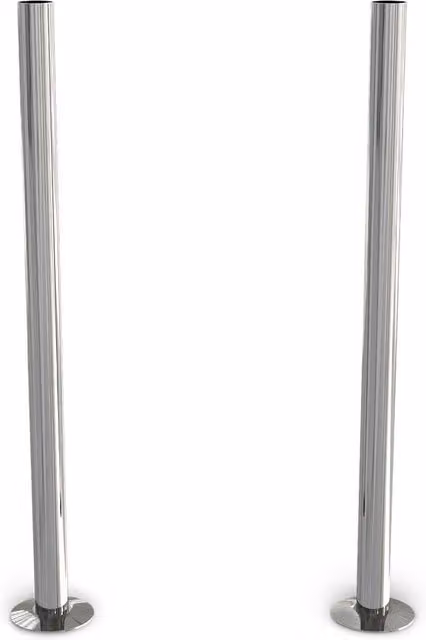 Talus Chrome Polished Brass Pipe Covers, Silver, Diameter: 30 mm