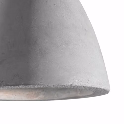 Netlighting Oil 1 Dome Ceiling Pendant by Ideal Lux in Grey Concrete with E27 Bulb Holder – 2