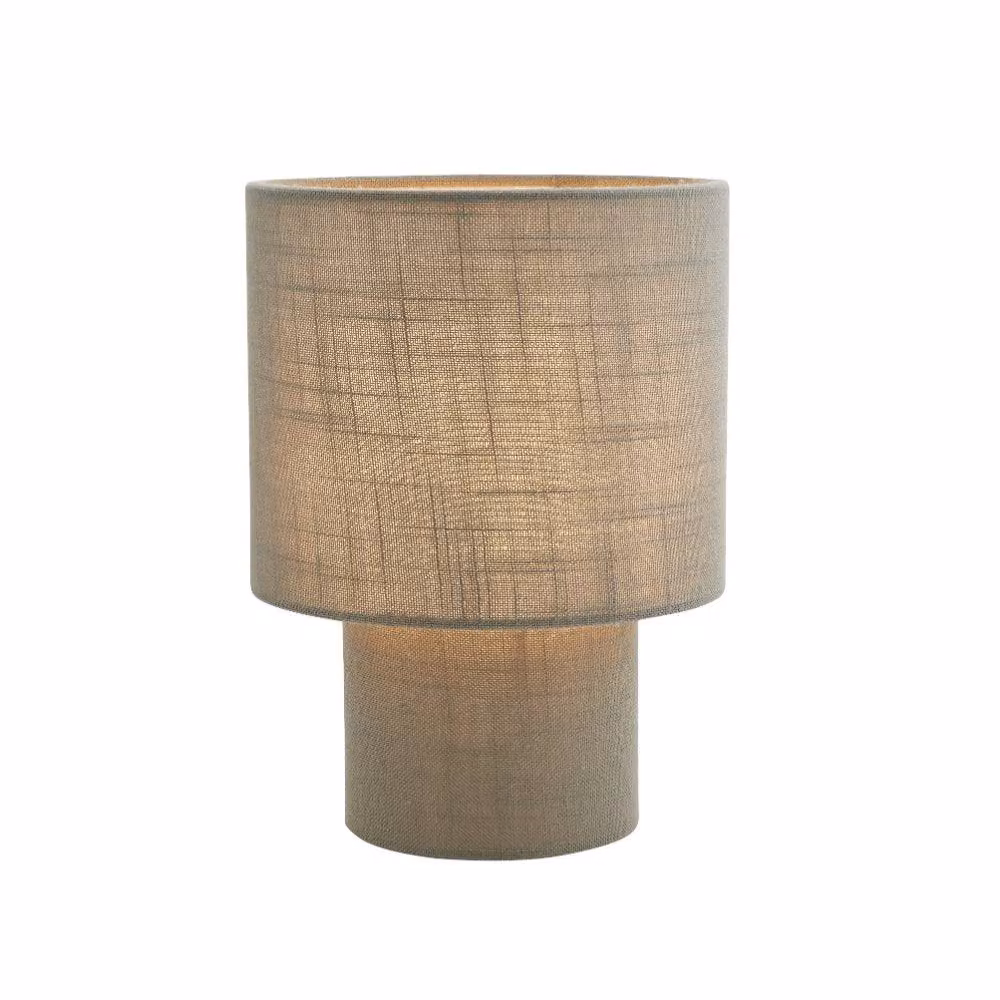 Pagazzi Design Buxton Grey Mini Table Lamp with Fabric Shade – 2