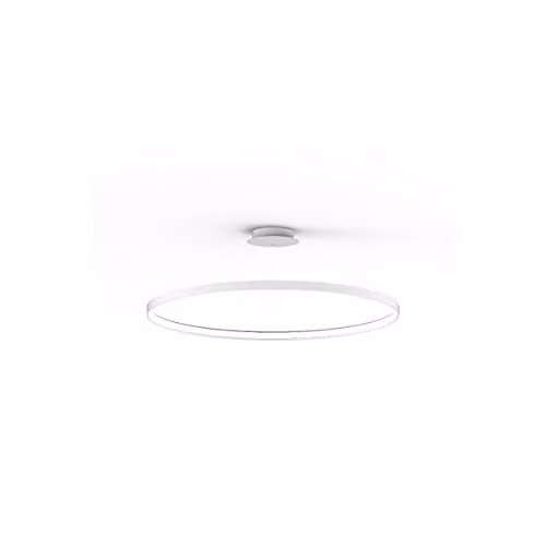 Netlighting Circle Round Integrated LED Suspended Pendant Ceiling Light in White, 7820lm, 3000K Warm White