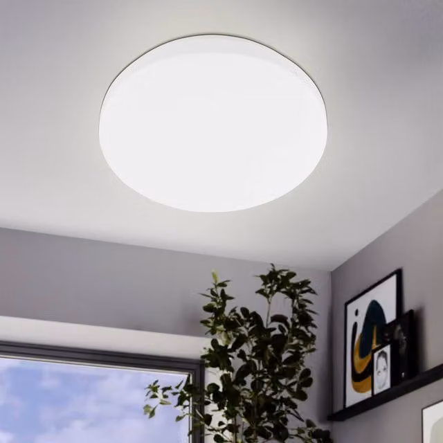 Eglo Pogliola-E LED Ceiling Light, White, Diameter: 31 cm – 1