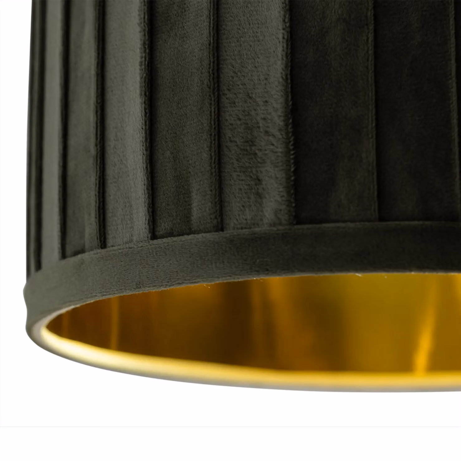 First Choice Lighting Aura Chrome Table Lamp with Green Fabric Shade – 2