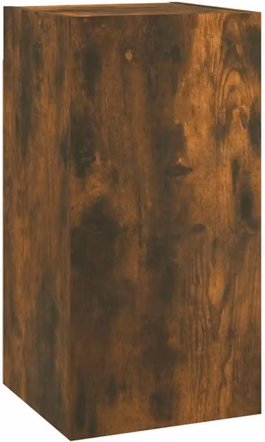 Berkfield Home Modern Wall Mounted TV Cabinet in Smoked Oak Brown, W/D/H: 60 x 30.5 x 30 cm