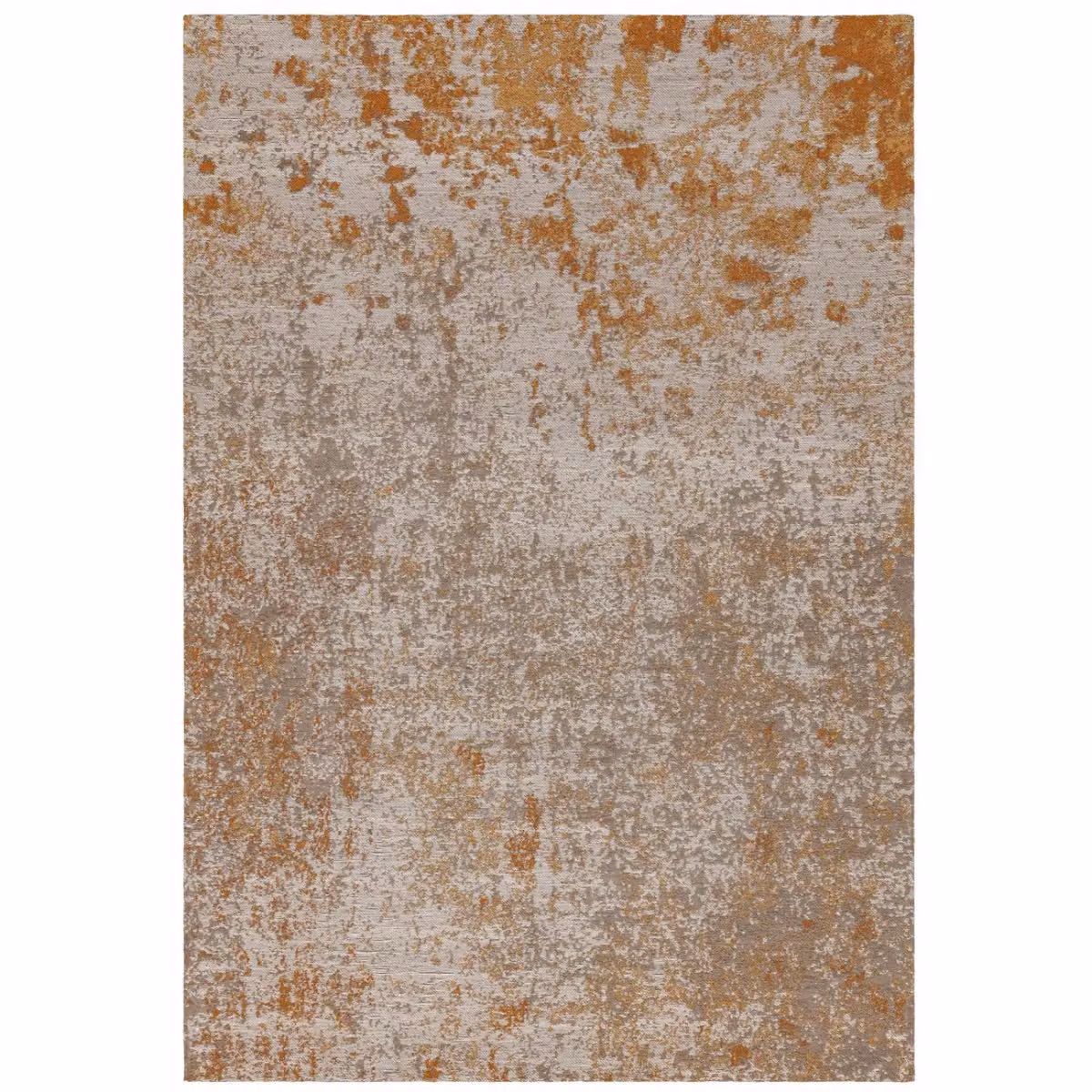 The Rug Shop UK Orange Modern Abstract Pet Friendly Outdoor Area Rug W: 200 cm, D: 290 cm – 2