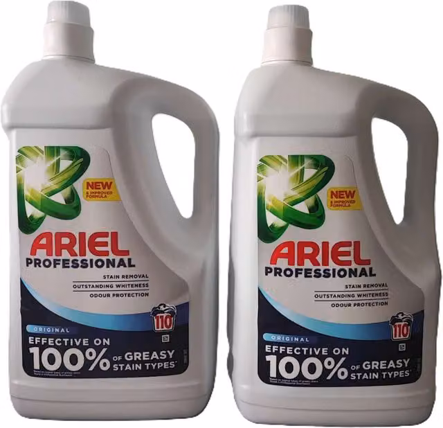 Ariel Professional Bio Regular Liquid Laundry Detergent, 4.95 l (9.2 kg)
