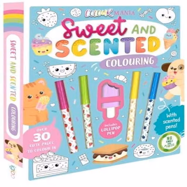Igloo Books Ltd Sweet & Scented Colouring Paperback Book, Multicolour