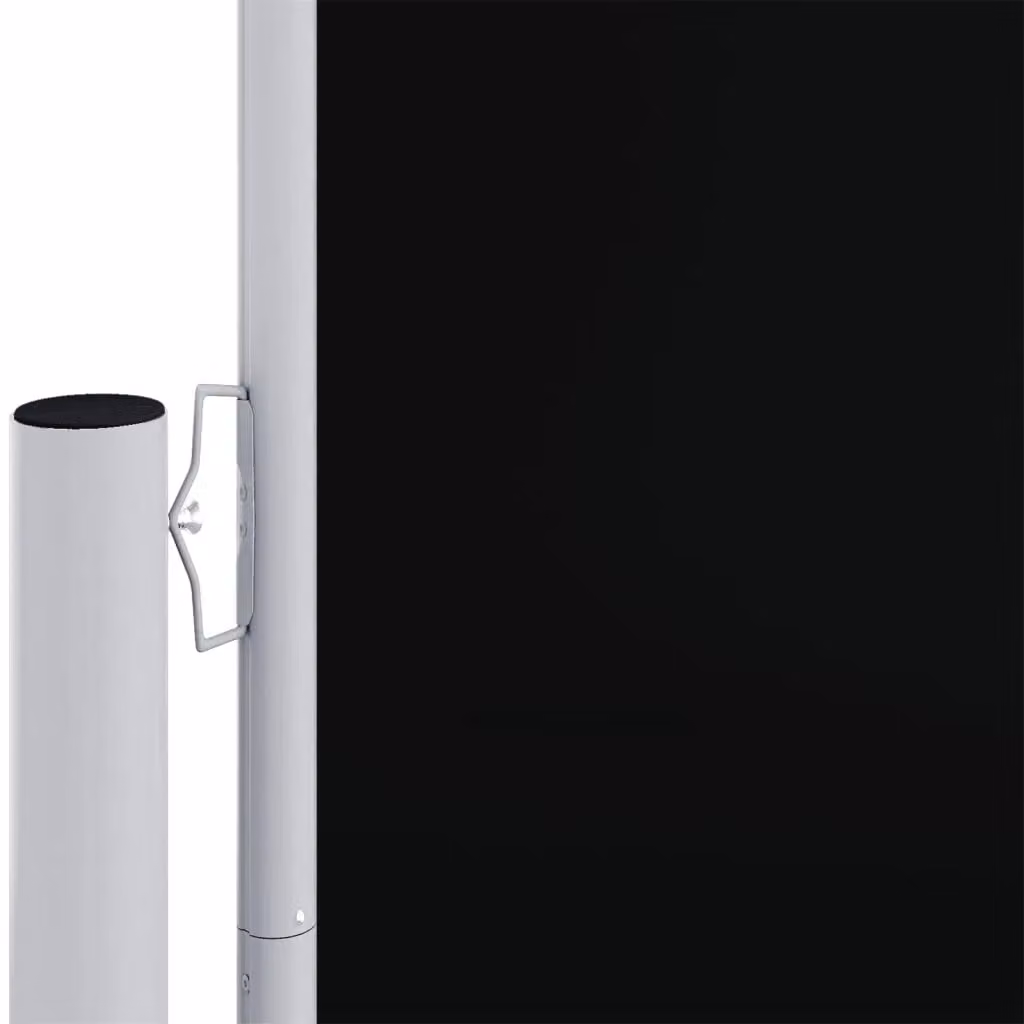 Berkfield Home Retractable Single Roller Side Awning in Black, Polyester, W/H: 1000 x 220 cm – 3