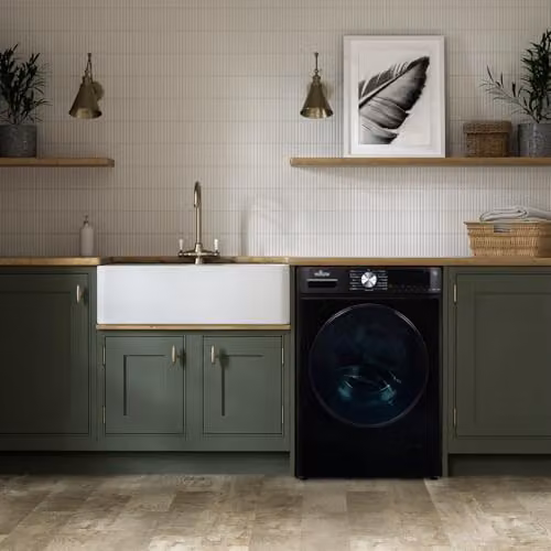 Willow WWDE8514BL Front Loading Washer Dryer, 8kg Wash/5kg Dry, 1400 Spin, Black – 2
