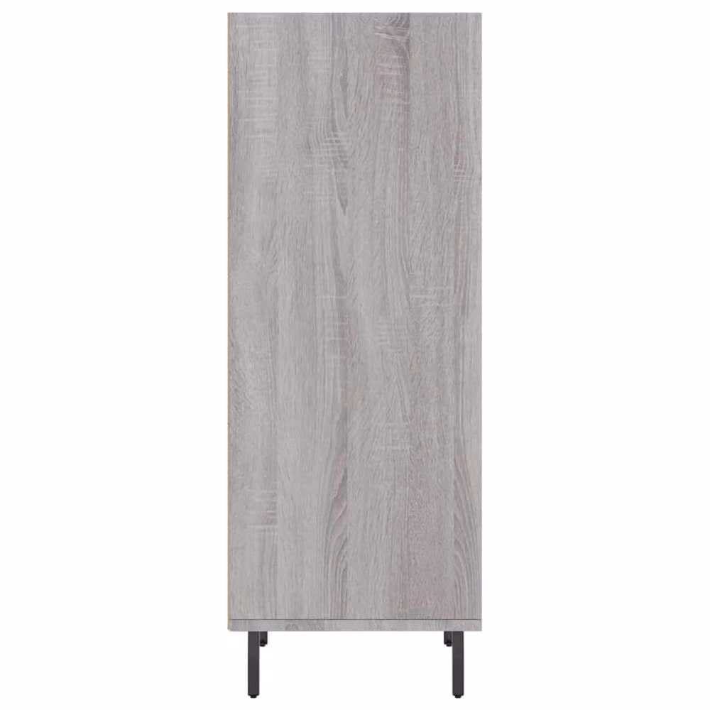 Berkfield Home Sonoma Sideboard in Grey, MDF, W/D/H: 34.5 x 32.5 x 90 cm – 3