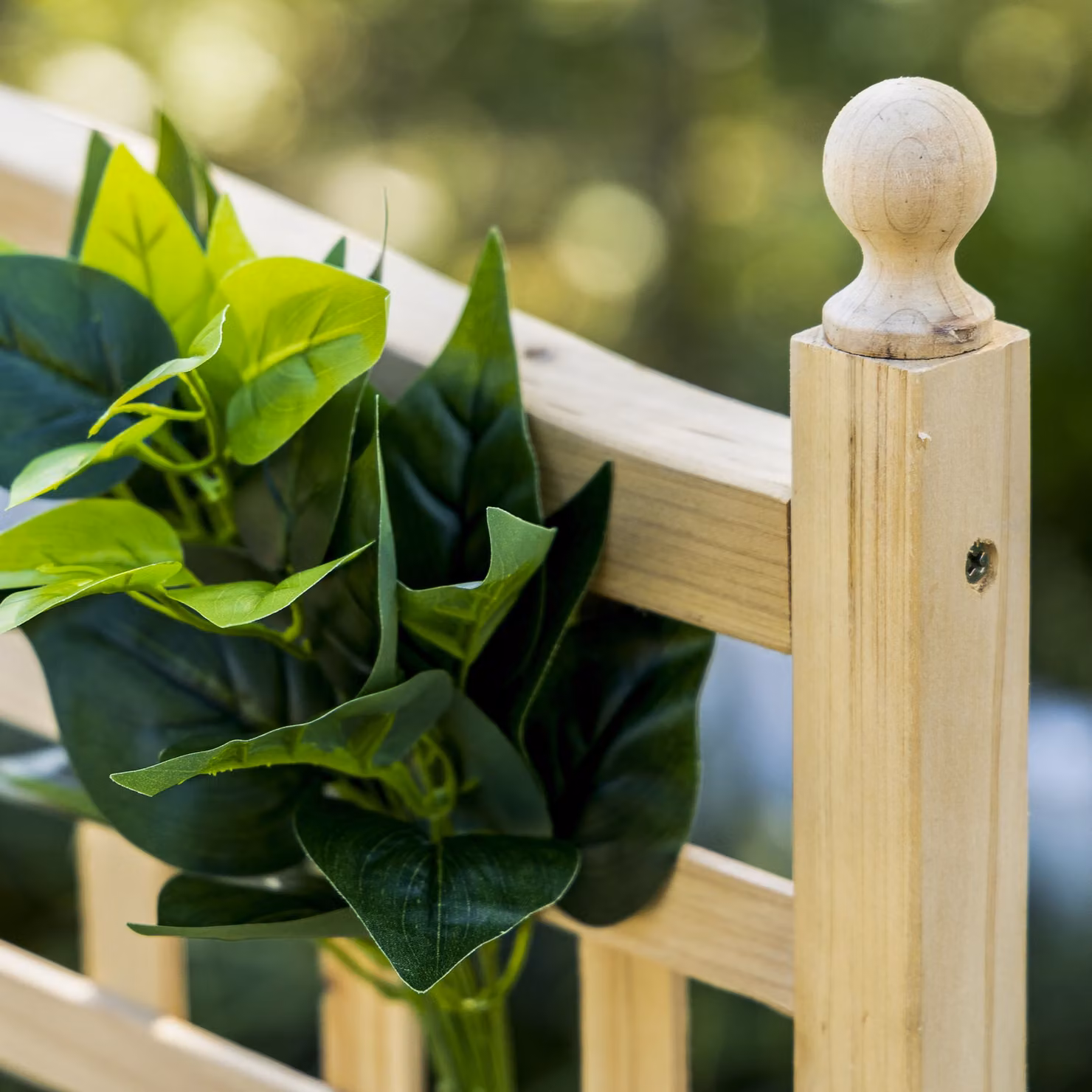 Outsunny Wooden Raised Bed Planter with Trellis for Climbing Vines, Brown, W: 58 cm, D: 21.5 cm, H: 15 cm – 6