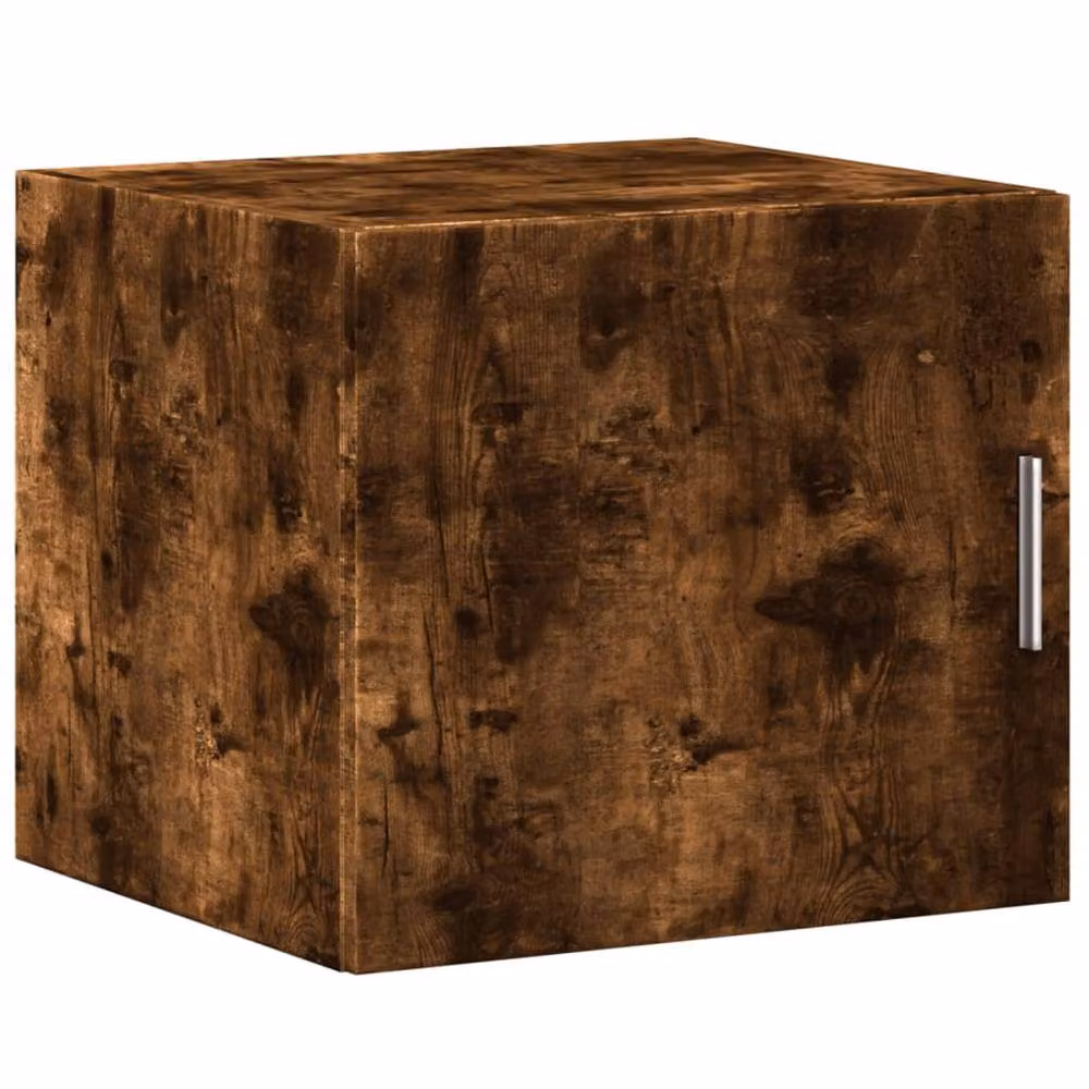Berkfield Home Wall Mounted Smoked Oak Cabinet in Brown, W: 45 cm, D: 40 cm, H: 42.5 cm – 2