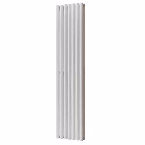 UK Radiators Omeara White Elliptical Tube Vertical Designer Radiator, H 180 x W 40.6 cm – 2
