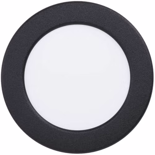 Loops Modern LED Ceiling Light in Black and Gold/Brass
