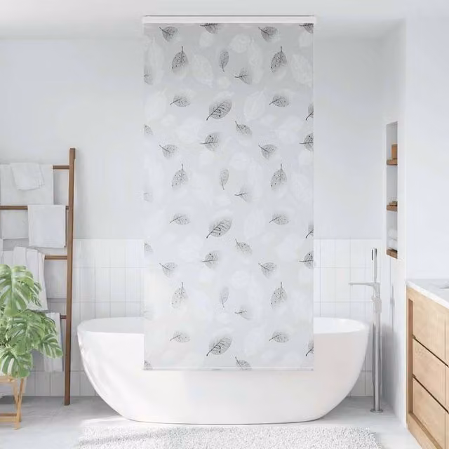 Berkfield Home Shower Roller Blind with Cassette, Grey, W: 86 cm, H: 240 cm