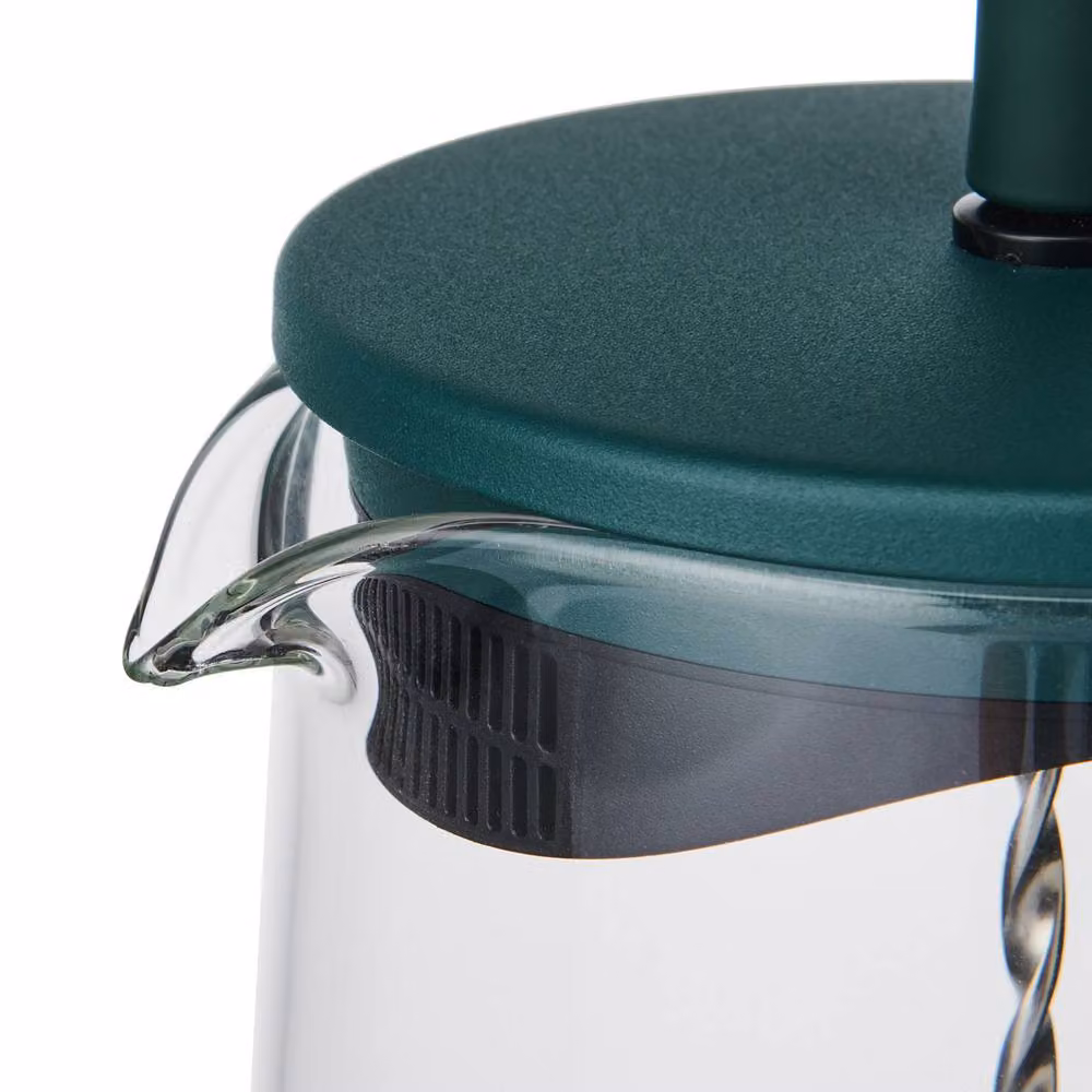 La Cafetiere Green Gyro Glass Spinning Tea Infuser and Glass Mug Set in Clear and Green – 4