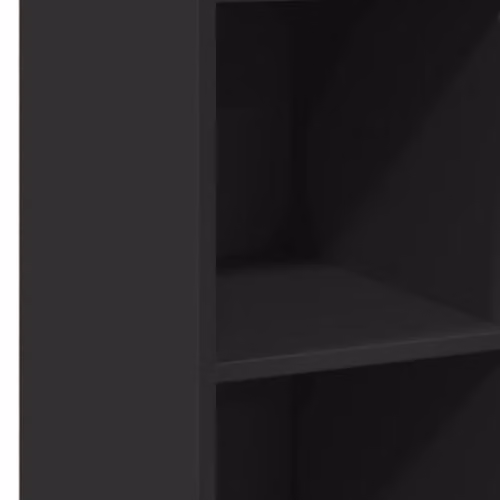 vidaXL Minimalist Black Highboard in Engineered Wood W/D/H: 30 x 41 x 124 cm – 4