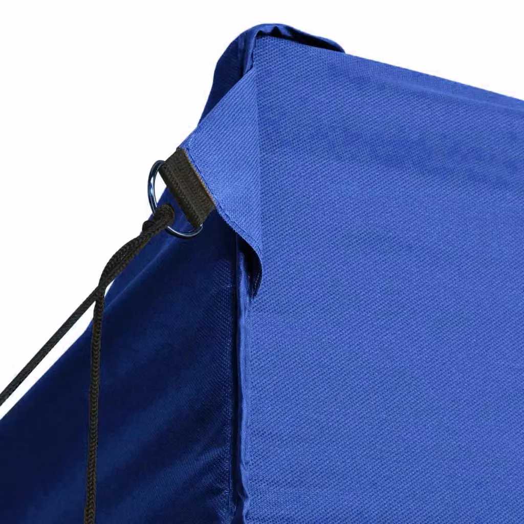 Berkfield Home Foldable Tent with 3 Walls, Blue, W: 4.5 m, D: 3 m, H: 2.25 m – 3