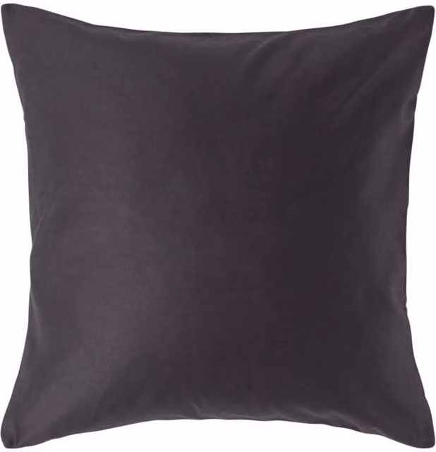 Homescapes 1000 Thread Count Egyptian Combed Cotton Housewife Pillowcase in Anthracite Grey, Width: 40 cm