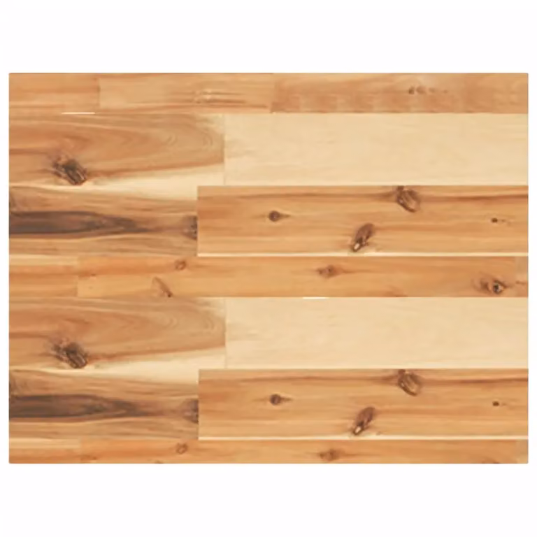 Berkfield Home Brown Oil Finished Solid Wood Acacia Floating Shelf, W/D/H: 60 x 30 x 4 cm