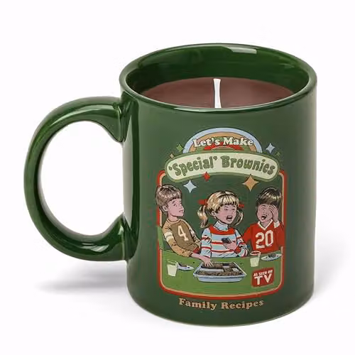 Steven Rhodes Brownie Scented Shea Wax Candle Mug, 243g – 1