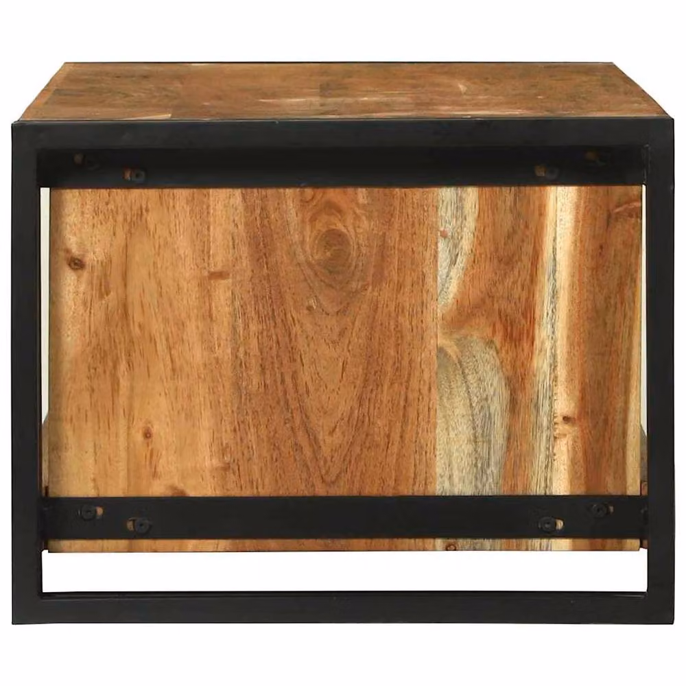Berkfield Home Modern Acacia Wood Coffee Table in Brown, W/D/H: 120 x 50 x 38 cm – 3