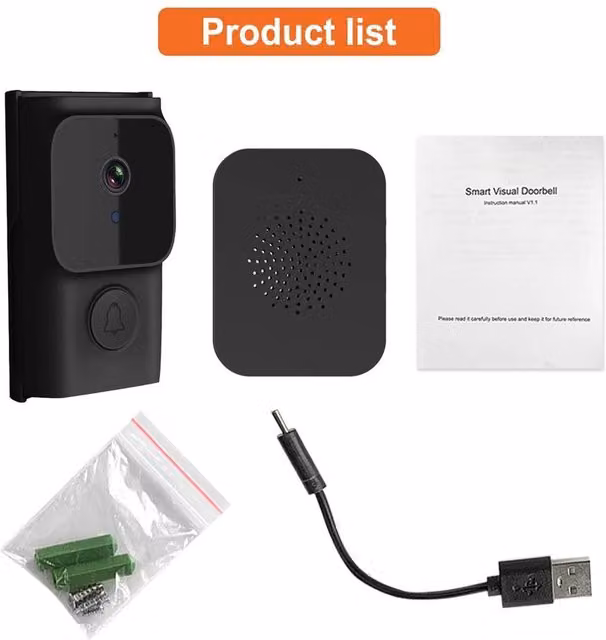 Nordara Indoor Wireless Security Camera with Two-Way Audio, Night Vision and App Control, Black