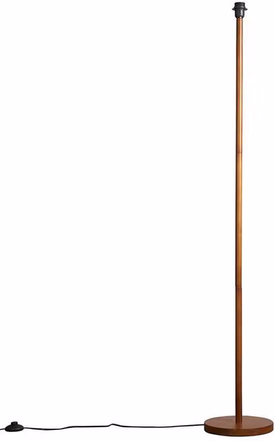 ValueLights Scandinavian Modern Wood Floor Lamp Base in Brown, H 160 cm x W 26 cm x D 26 cm