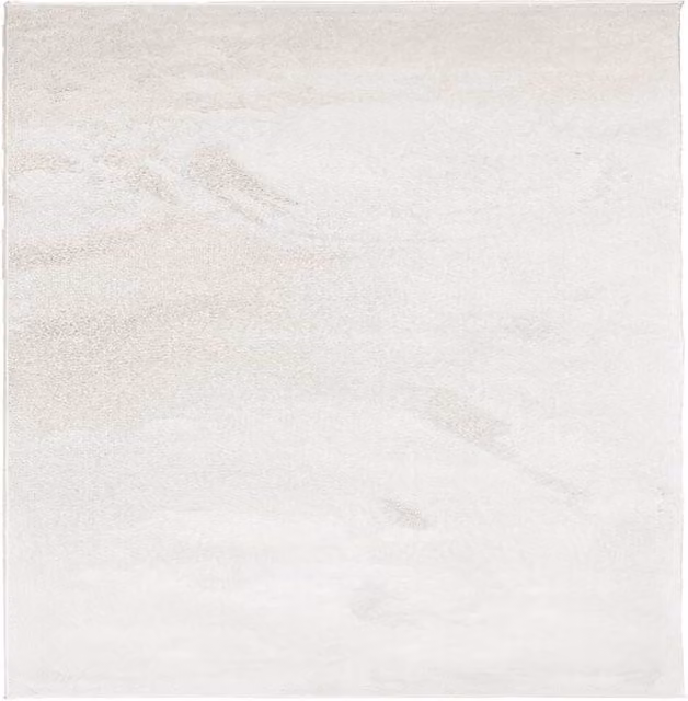 Berkfield Home OVIEDO Short Pile Square Rug, Beige, W/D: 120 x 120 cm