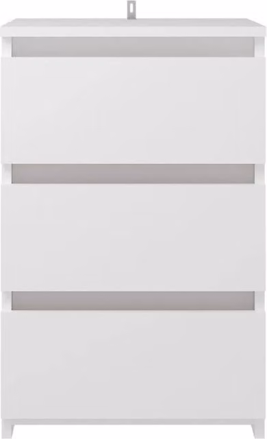 Berkfield Home Durable Bed Cabinet in White, W/D/H: 40 x 35 x 62.5 cm – 1