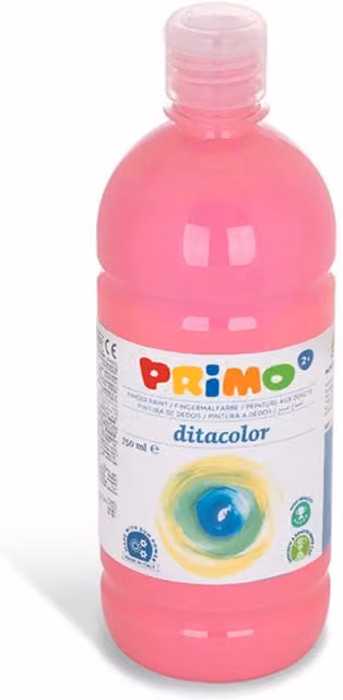 Primo Pink Finger Paint for Children, 750ml