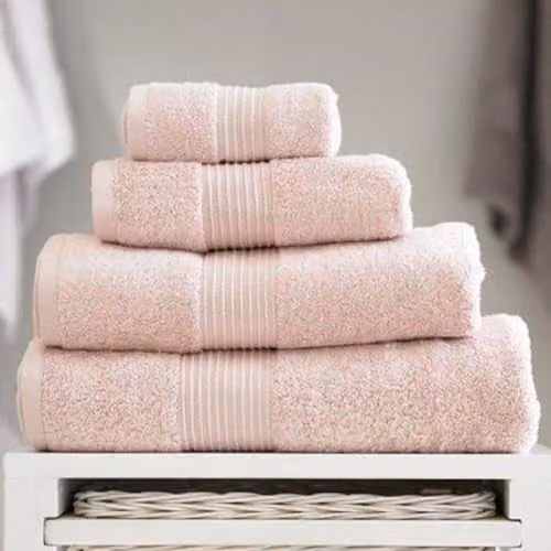 Deyongs Pink Pima Cotton Terry Bath Towel, W: 70 cm, L: 130 cm
