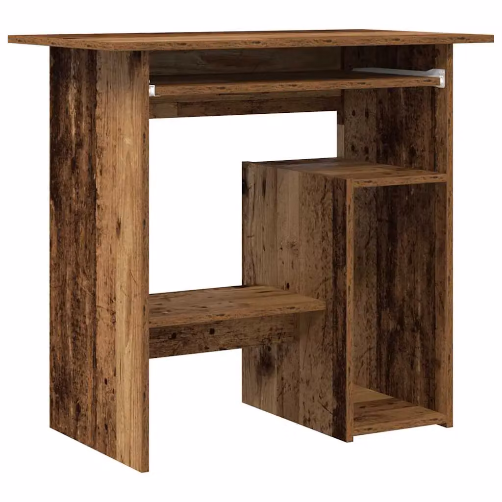 Berkfield Modern Writing Desk in Brown, W/D/H: 80 x 45 x 74 cm – 2