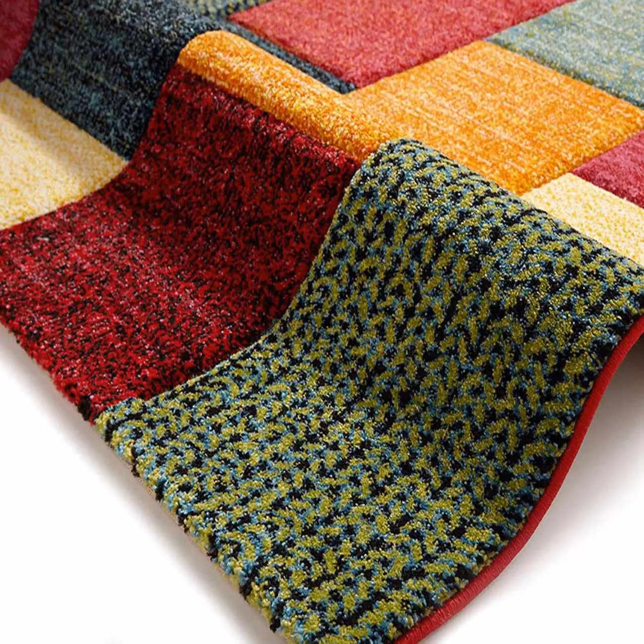 The Rug Shop UK Hand Tufted Modern Geometric Multicolour Area Rug, W: 200 cm, D: 290 cm – 5