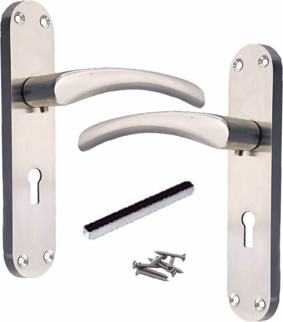 Betley Butterfly Polished Silver Door Handle