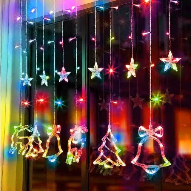 Kelvenix Multicolour RGB LED Twinkling Fairy String Lights for Christmas and Parties