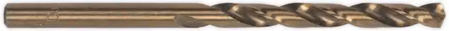Loops 10 Pack 8mm HSS Cobalt Twist Drill Bits for Stainless Steel in Gold