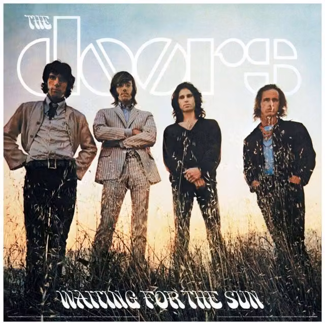 The Doors Waiting For The Sun Typography Paper Poster in Multicolour – 1