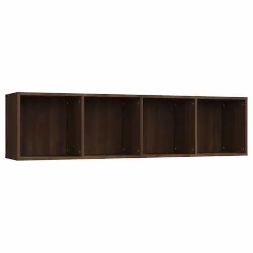 vidaXL Classic Book and TV Cabinet in Brown Oak, W/D/H: 143 x 30 x 36 cm – 1