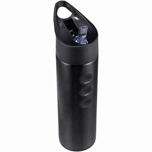 Bullet Trixie Stainless Steel Sports Bottle with Flip Cap, Black, 750 ml – 1