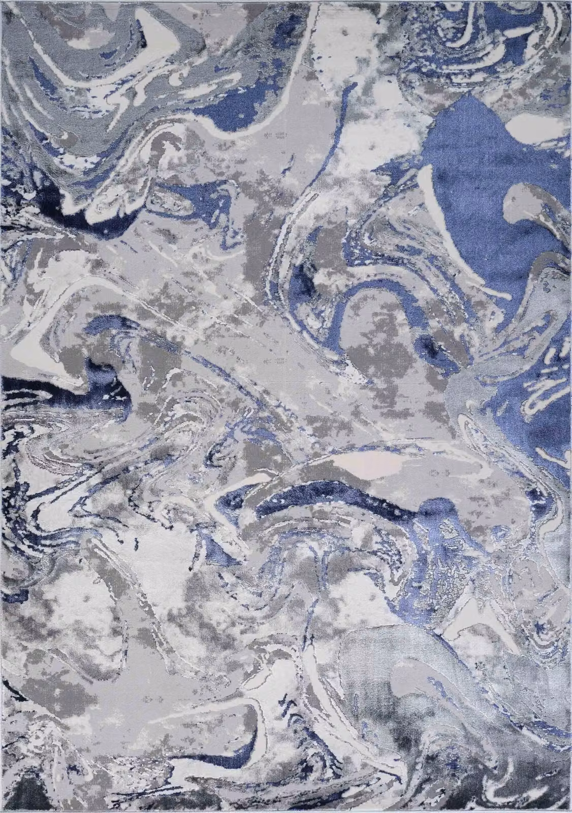 Desire Rugs Solarius Modern Abstract Area Rug in Blue, W: 200 cm, D: 290 cm – 2