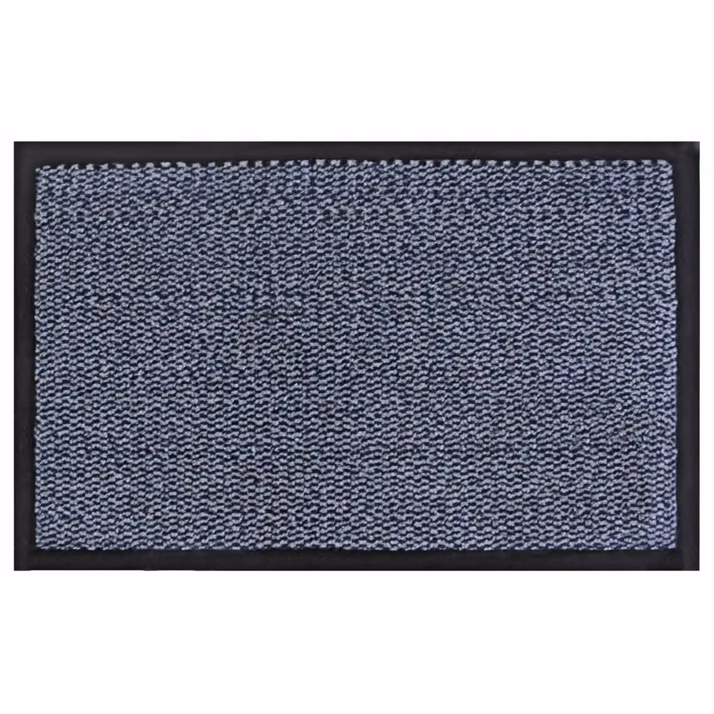 JVL Commodore Heavy Duty Vinyl Backed Barrier Door Floor Mat, Blue, W/D: 40 x 60 cm – 2