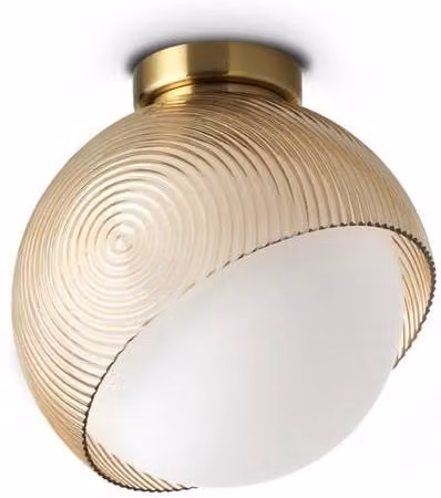 Netlighting Bloom Globe Ceiling Light in Gold/Brass, Diameter: 22 cm, 1x E27
