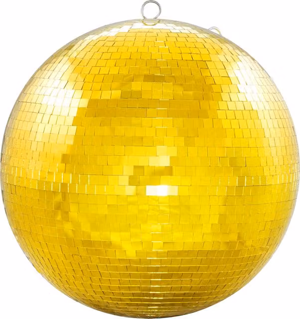 FXLab Gold Mirror Ball, Diameter: 40 cm
