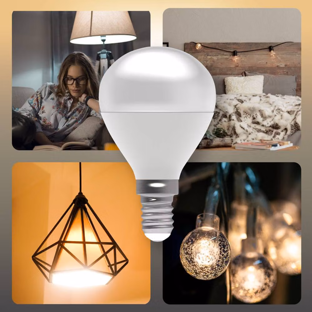 BELL Lighting E14 LED Golf Ball Bulb, Warm White, 470lm, 4.7W, Pack of 6 – 3